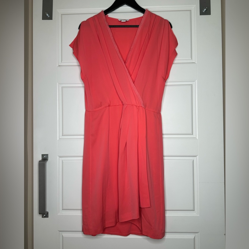 DVF Mateo Pink Nectar Silk Dress